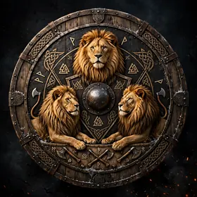 Logo de Los leones del Valhalla en DayzelCorp Esports