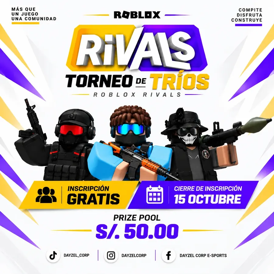 TORNEO ROBLOX RIVALS - TRIOS